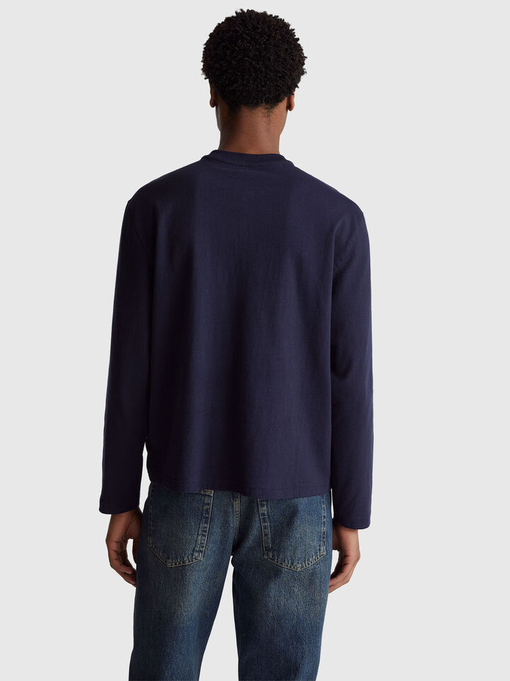 ROUND NECK SWEATL/S Men image number 2